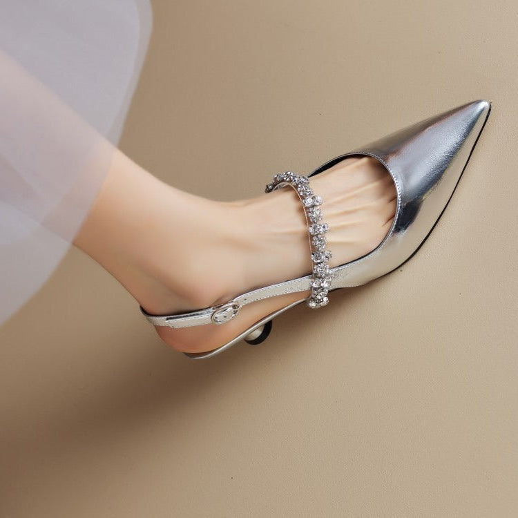 Women's heels in Silver