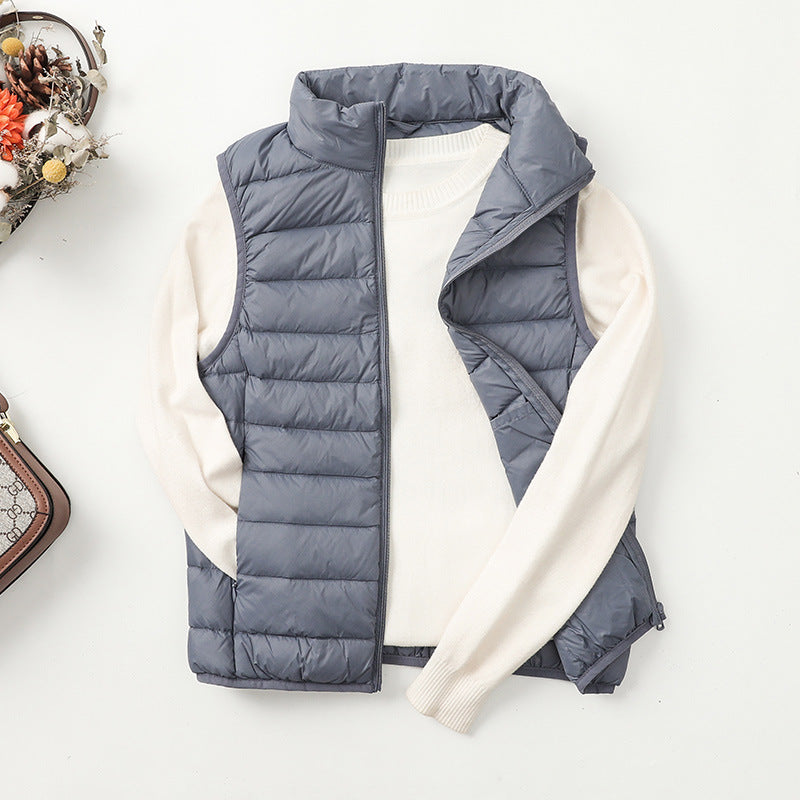 Anamaria | Stand-Collar Quilted Gilet