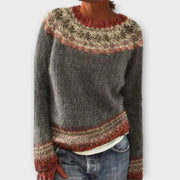 Elyse | Nordic-Pattern Wool Jumper
