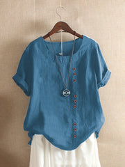 Anakaren | Button-Front Short-Sleeve Shirt