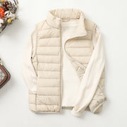 Anamaria | Stand-Collar Quilted Gilet