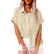 Docia | Short-Sleeve Button Shirt