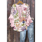 Ardyce | Printed Ruffle-Sleeve Blouse