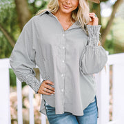 Blanchie | Striped Button Shirt