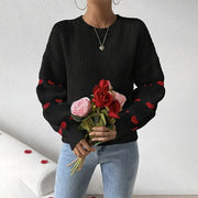 Bulah | Heart-Sleeve Ribbed Jumper