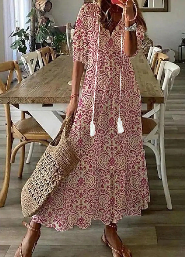 Amalia | Vintage Boho Maxi Dress