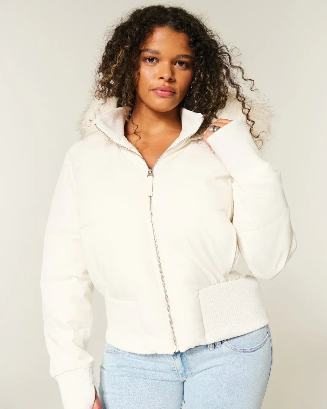 Suellen | Trimmed-Hood Puffer Jacket