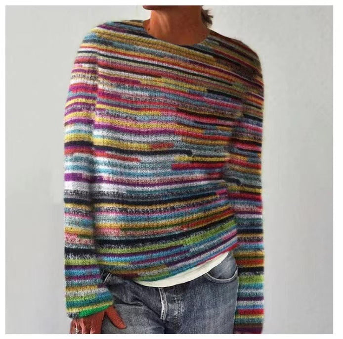 Carola | Casual Knitted Jumper With Pattern