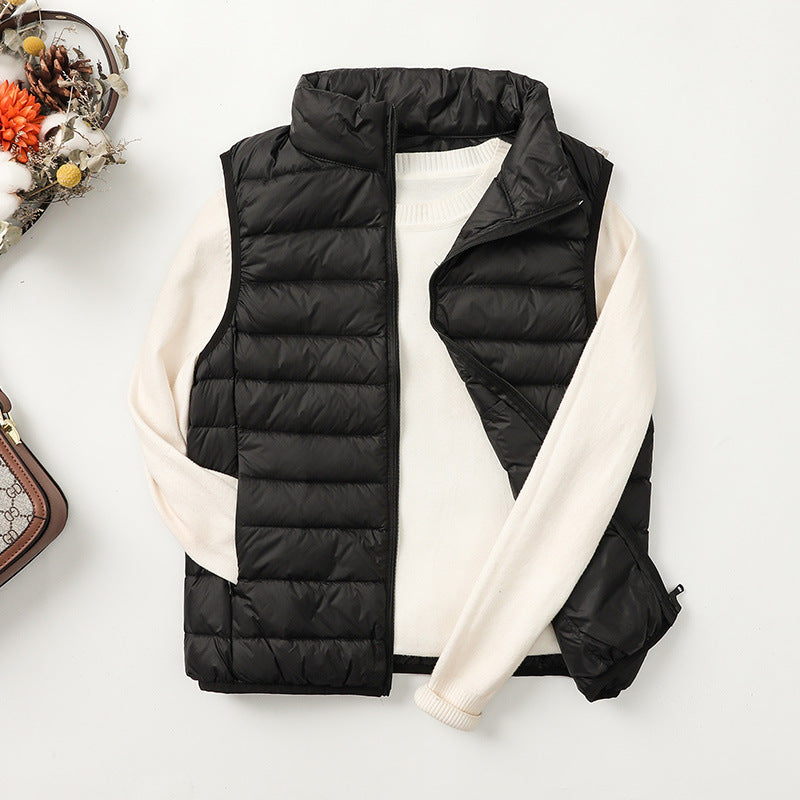 Anamaria | Stand-Collar Quilted Gilet