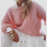 Sandee | Wide-Neck Textured Jumper