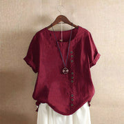 Anakaren | Button-Front Short-Sleeve Shirt