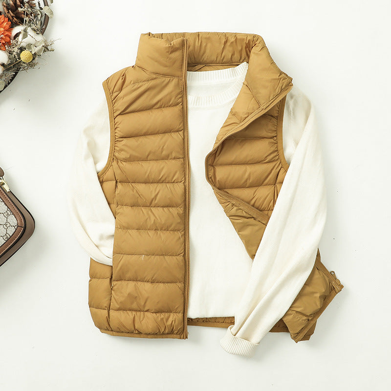 Anamaria | Stand-Collar Quilted Gilet