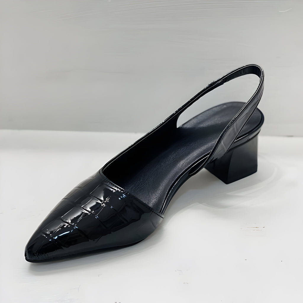 LYNN | LEATHER ARCH-SUPPORT HEELS