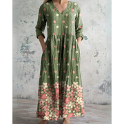 Sirpa | Vintage Floral Maxi Dress