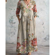 Sirpa | Vintage Floral Maxi Dress