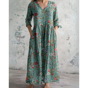 Sirpa | Vintage Floral Maxi Dress