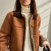 Fernanda | Contrast-Lined Collar Jacket