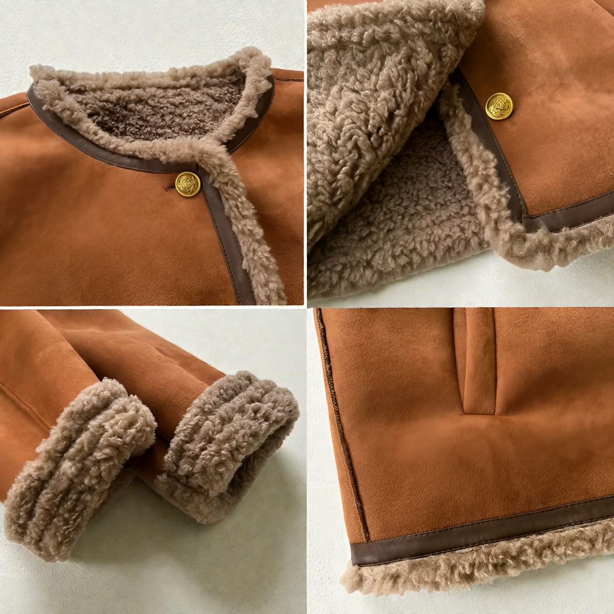 Fernanda | Contrast-Lined Collar Jacket