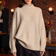 Jenell | Stand-Neck Ribbed Jumper