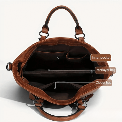 JENNIFER | BROWN LEATHER SHOULDER BAG