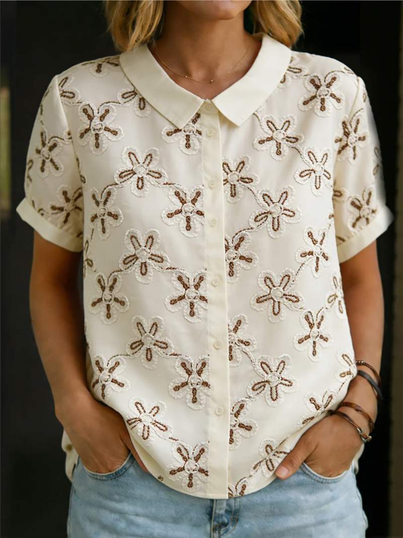 Yoshiko | Floral Short-Sleeve Shirt