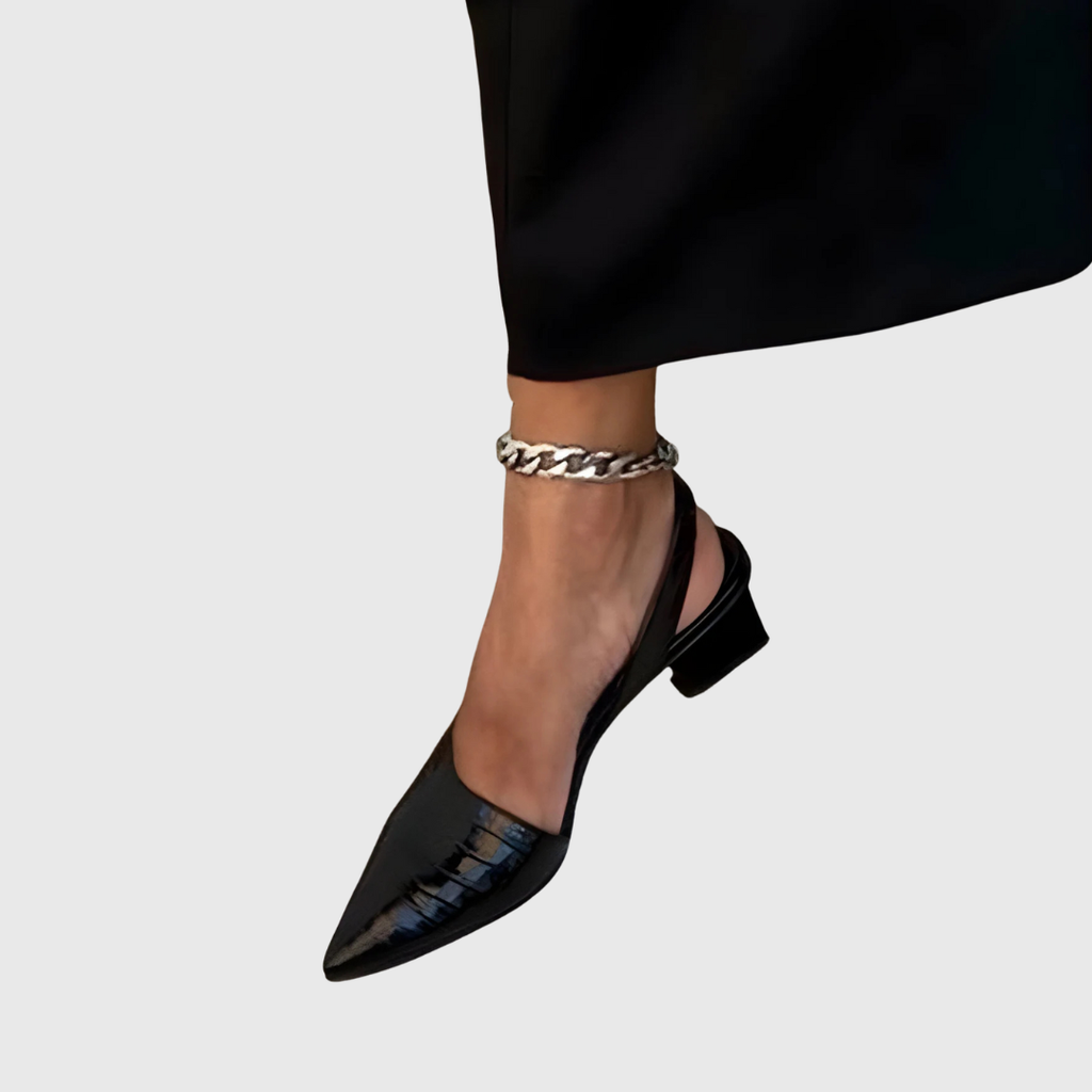 LYNN | LEATHER ARCH-SUPPORT HEELS