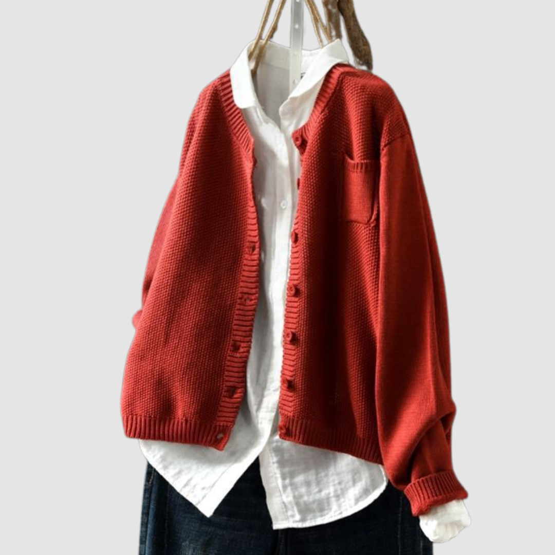 Kyli | V-Neck Button Cardigan