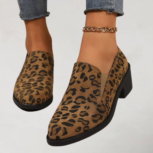 ANGÉLIQUE | LEOPARD-PRINT LOAFERS