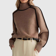 Donna | Elegant High-Neck Jumper