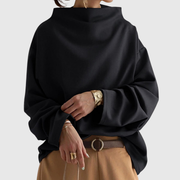 Lisa | Casual Top With High Collar
