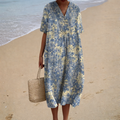 PRINTED FLOWING DRESS
