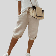 Short Smooth Comfortable Elegant Trousers