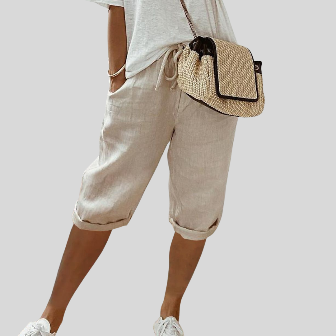 Short Smooth Comfortable Elegant Trousers