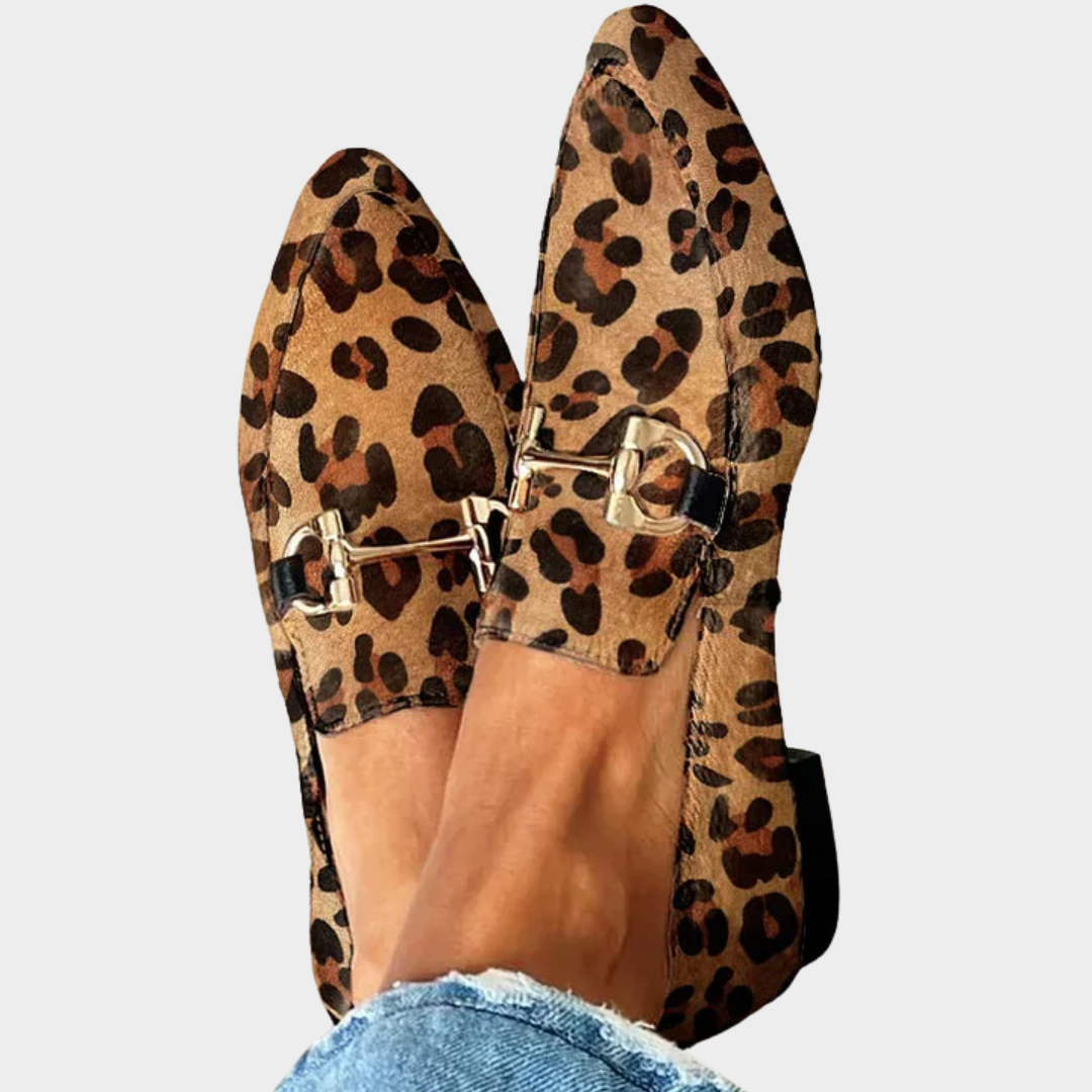 Bolanle | Elegant Leopard-Print Loafers