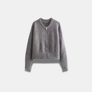 Dejah | Round-Neck Zip Cardigan