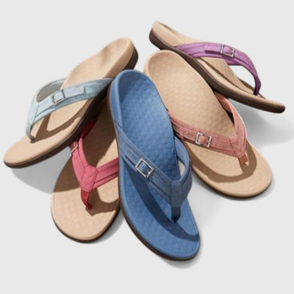 RAILIE | FLAT WIDE-FIT SANDALS