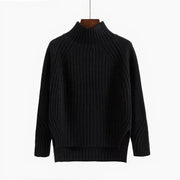 Valda | Stand-Neck Ribbed Jumper