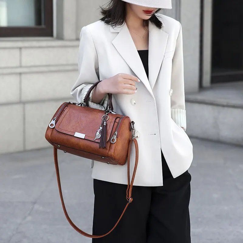 JULIE | LEATHER SHOULDER BAG