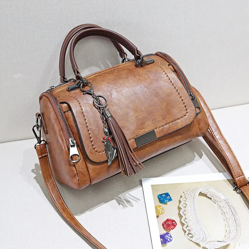 JULIE | LEATHER SHOULDER BAG