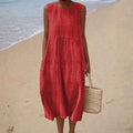 PRINTED FLOWING DRESS