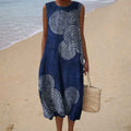 PRINTED FLOWING DRESS