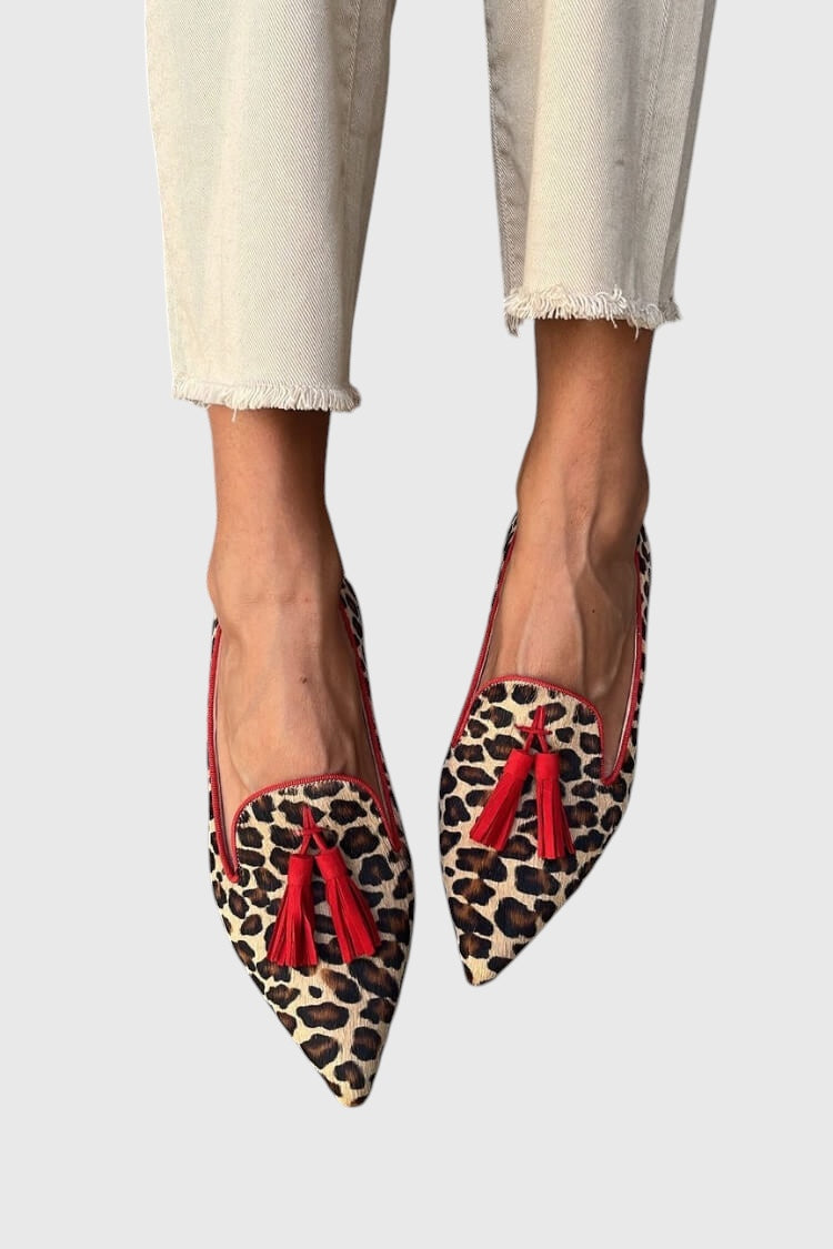NELA | LEOPARD-PRINT LOAFERS
