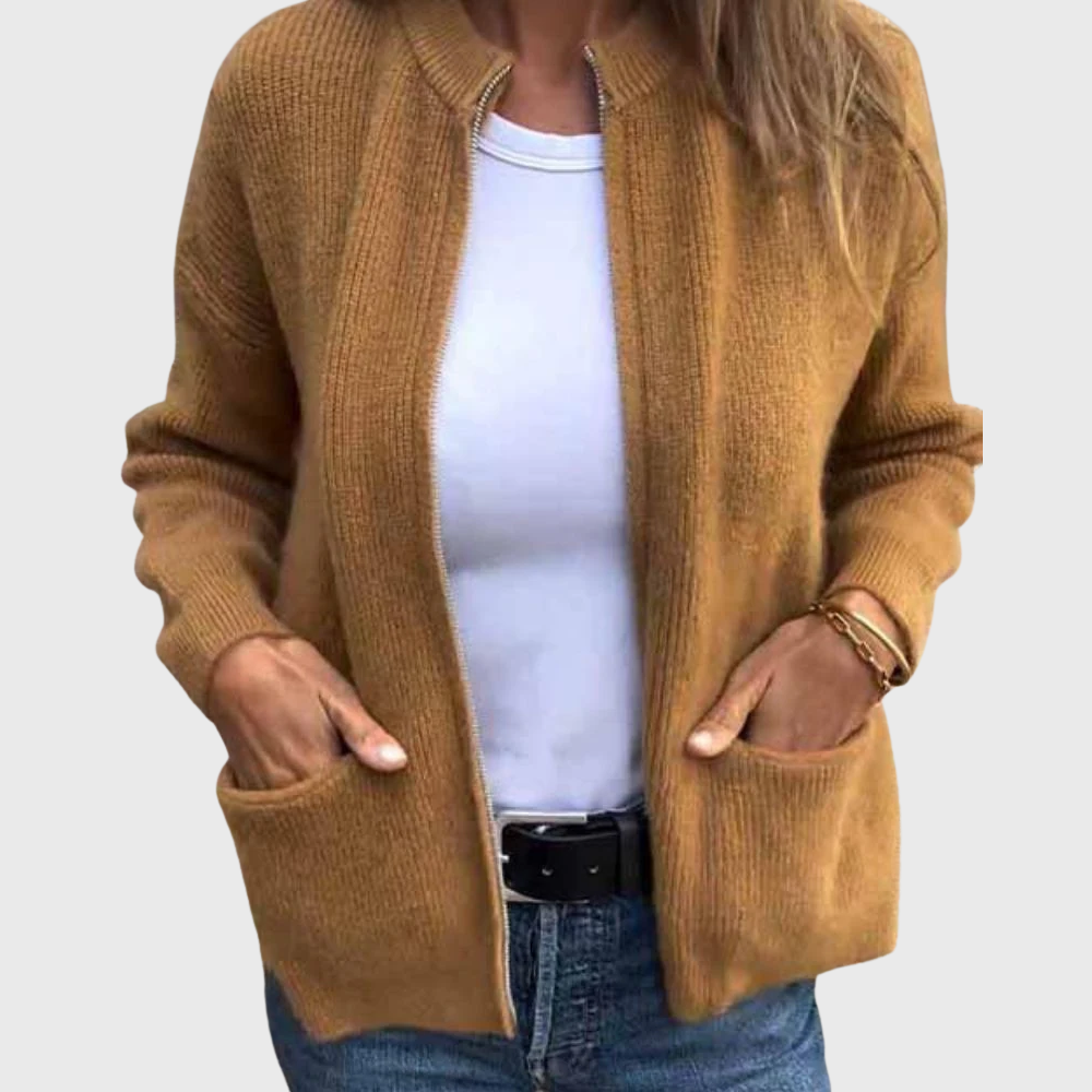 Albertine | Open-Front Pocket Cardigan