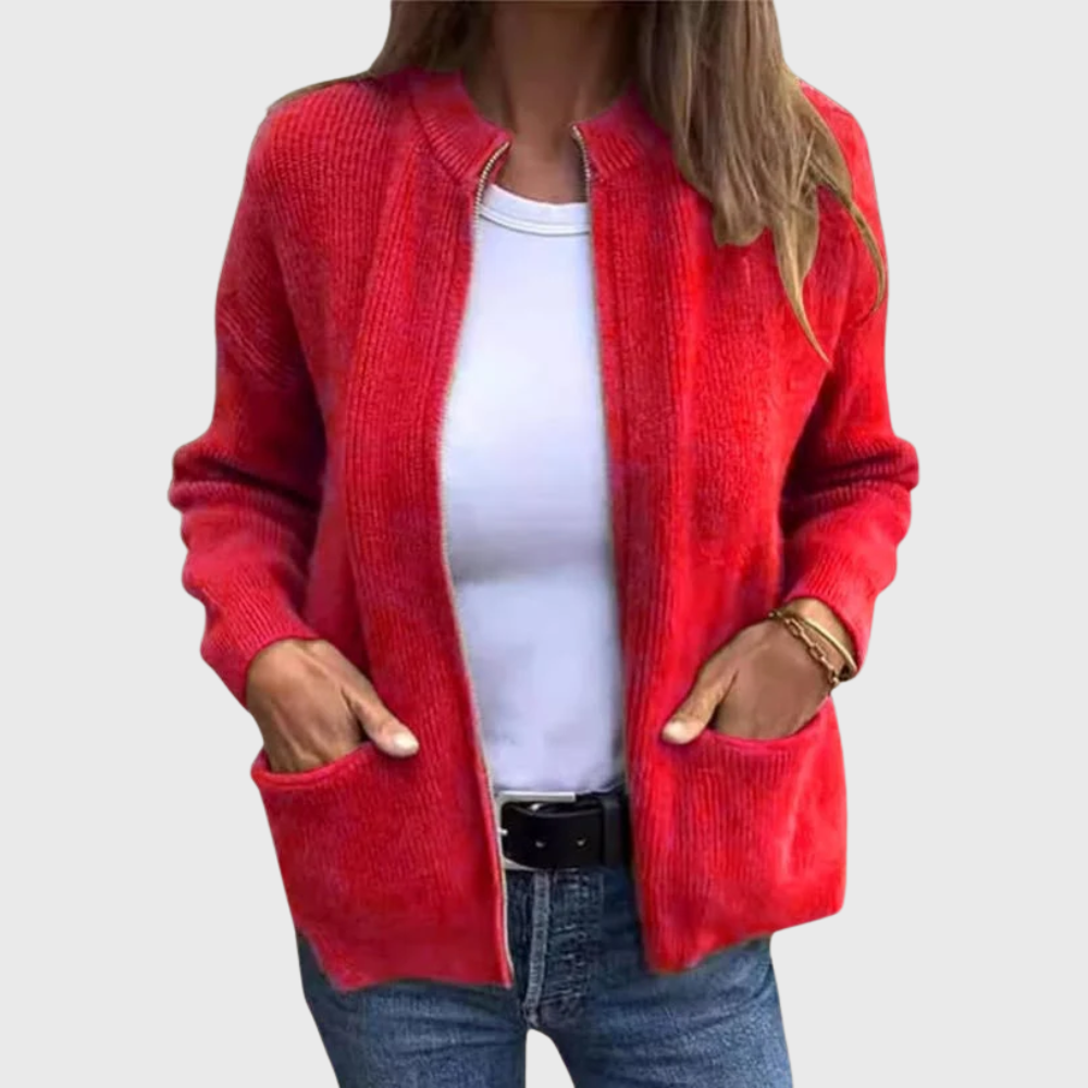 Albertine | Open-Front Pocket Cardigan