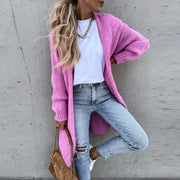 Nicolina | Open-Front Long Cardigan