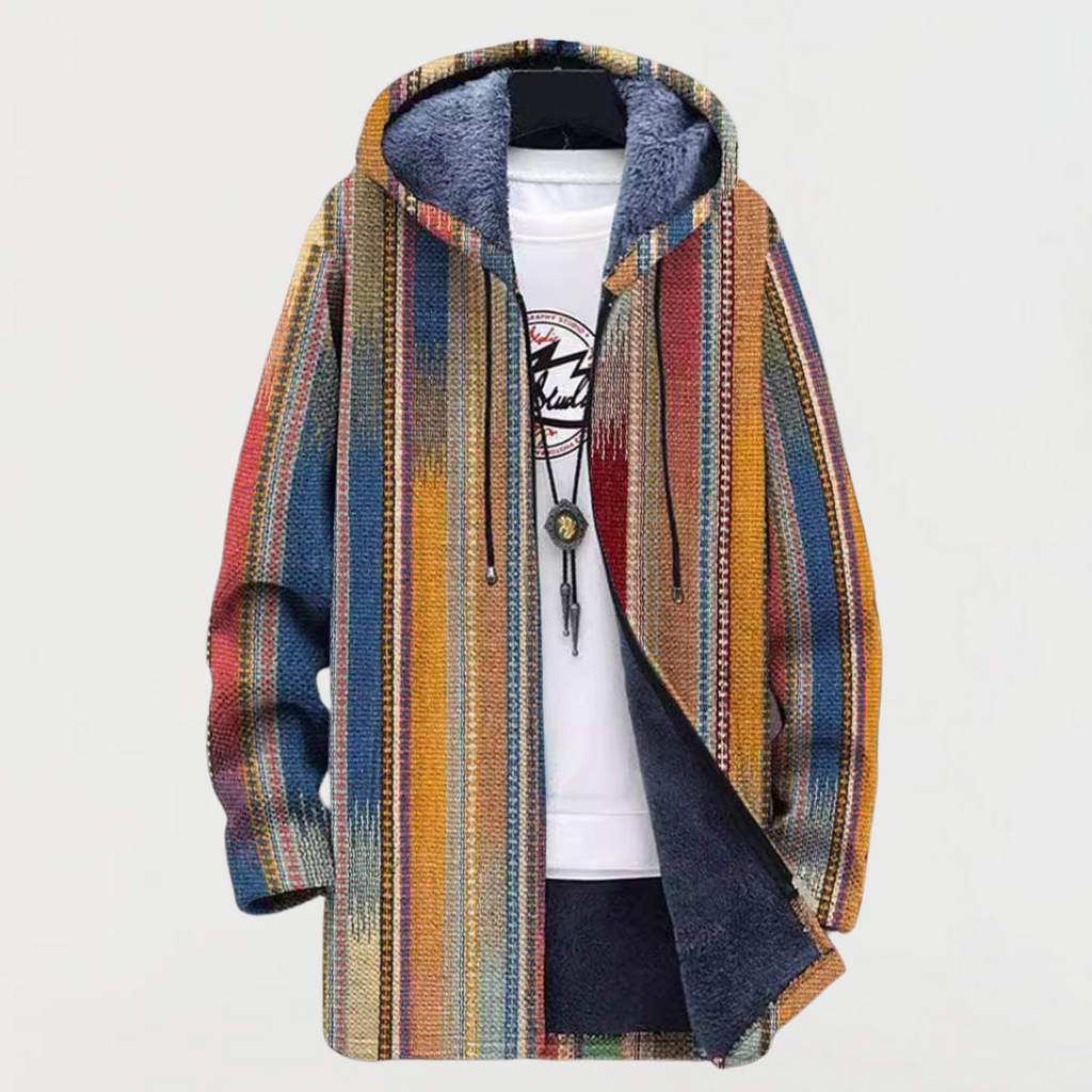 ORLA | STRIPED HOODED JACKET