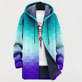 BLAITHÍN | GEOMETRIC HOODED COAT