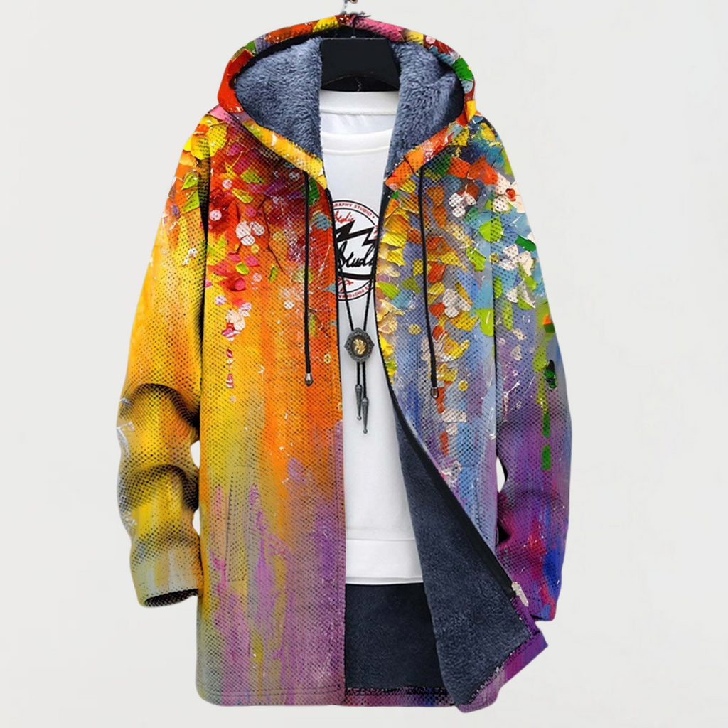 IDEE | PRINTED HOODED JACKET