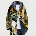 WINIFRED | GEOMETRIC HOODED CARDIGAN