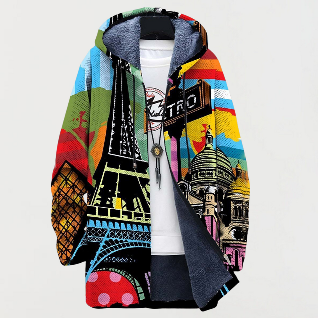 NIAMH | PRINTED HOODED HOODIE